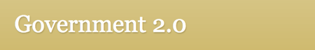 Gov 2.0 Gov 2.0