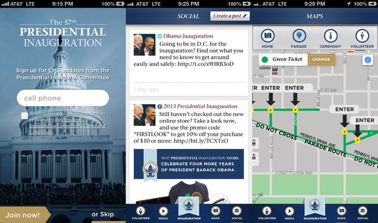 Inauguration App Inauguration App