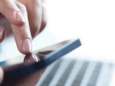 Person using mobile device